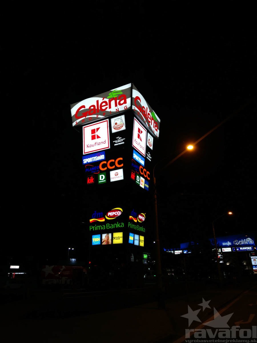 advertising light pylon